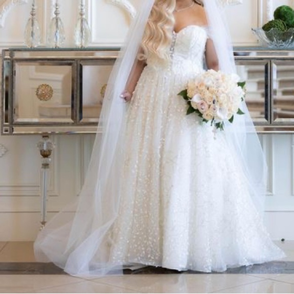Wedding dress wore in March of 2023